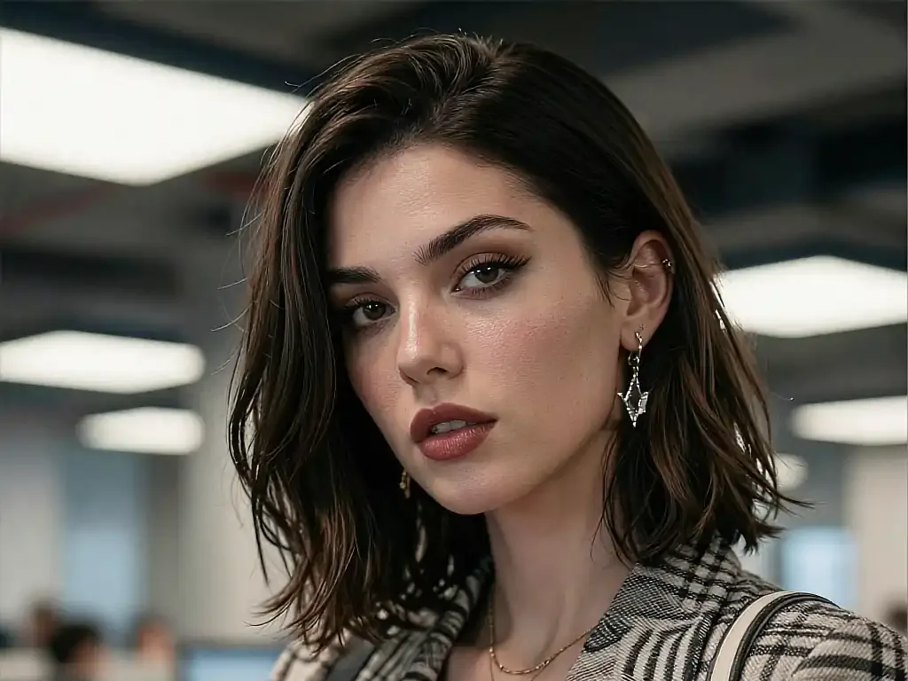 Kennedy, a confident love simulator character whose best endings follow a hard conversation